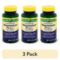 Magnesium Dietary Supplement Vegetarian Capsules 200 mg 60 Count H3952