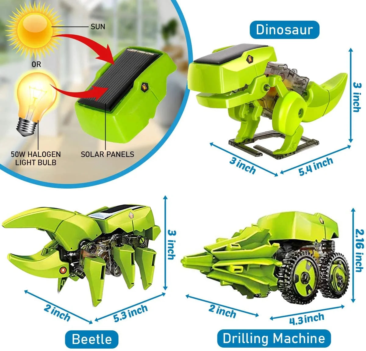 Solar Robot Kit 3-in-1 STEM Projects Robot Kit N642