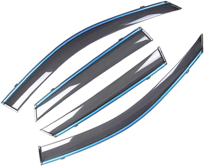 Smoke Tape-On Side Window Deflectors D418