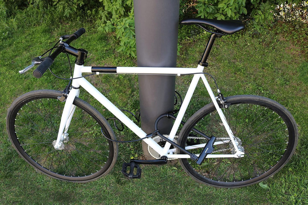Large Bicycle U Lock with 67” Cable, Pack of 2 N35117