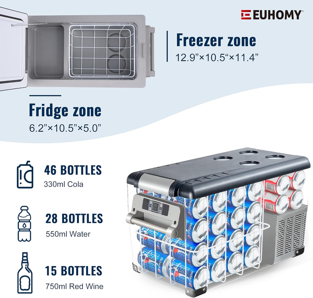 12/24V DC and 110-240V AC Car Refrigerator Cooler T97769