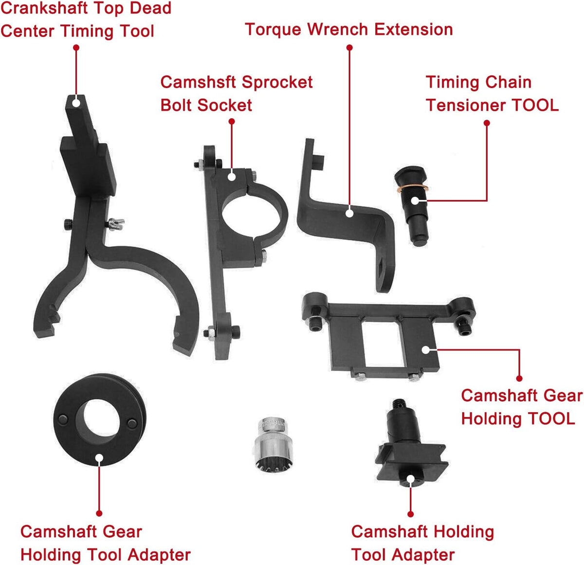8 PCS Timing Tool Kit for 4.0L SOHC V6 Engines Y99535