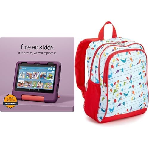 32 GB Grape Kids Tablet with Backpack Bundle Z475