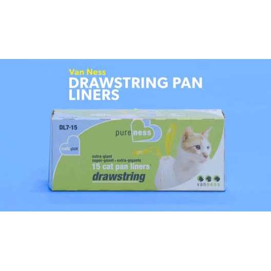 Drawstring Cat Pan Liners I229