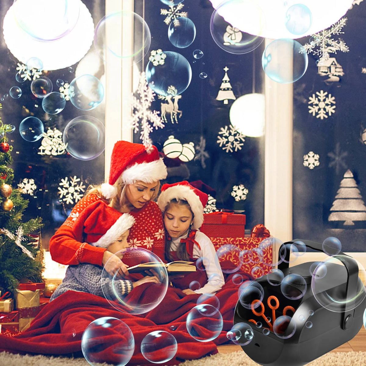 Portable Rechargeable Bubble Machine X374