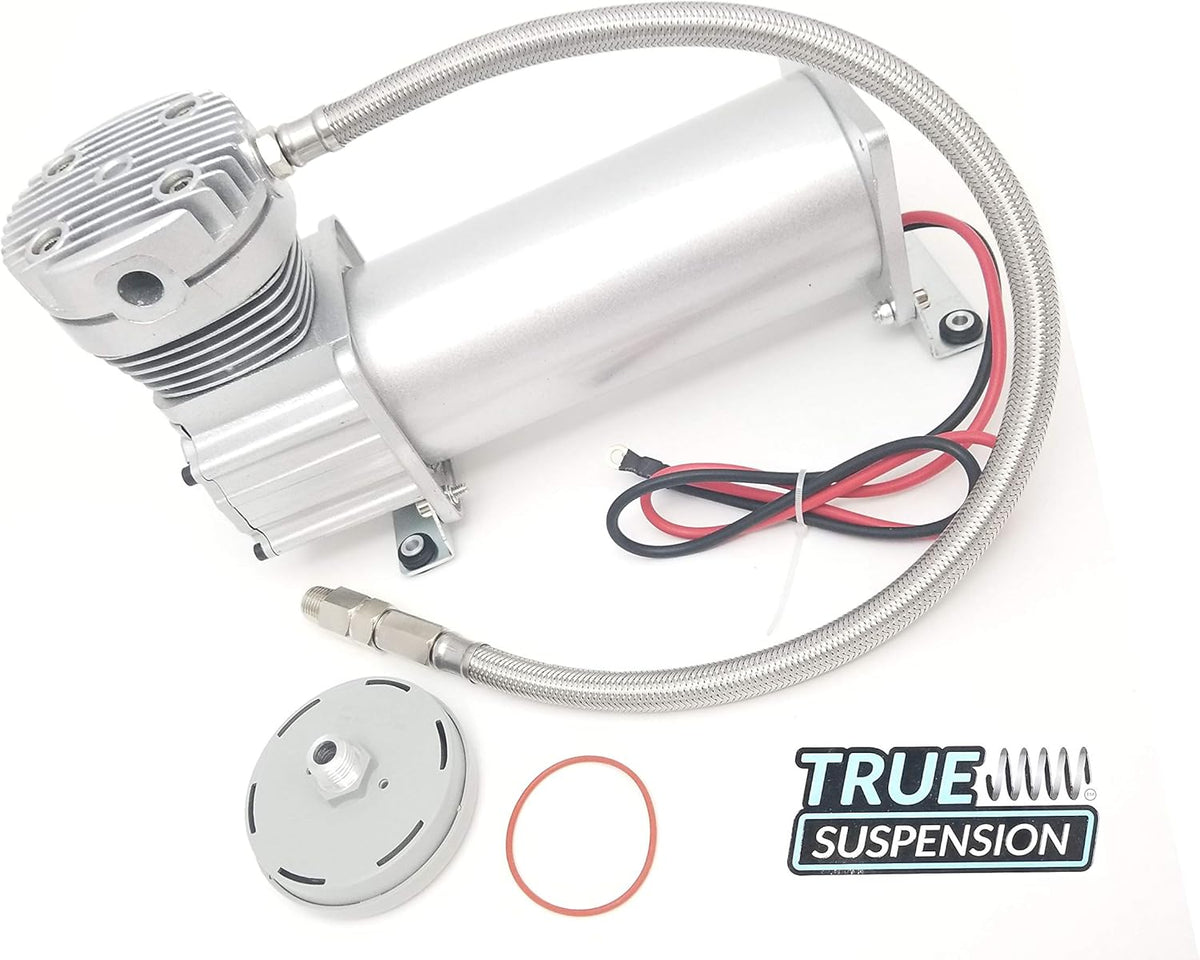 Compatible with Chevrolet Silverado GMC Sierra 2500 3500 HD 01-10 Pickup Complete Rear Air Ride Suspension Kit H696402