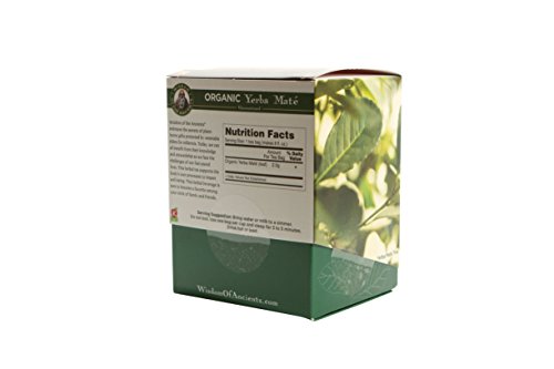 Organic Yerba Maté Tea Bags, 1.1 oz E552290