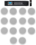 6 Zone Home Audio System with 14 Ceiling Speakers U1363