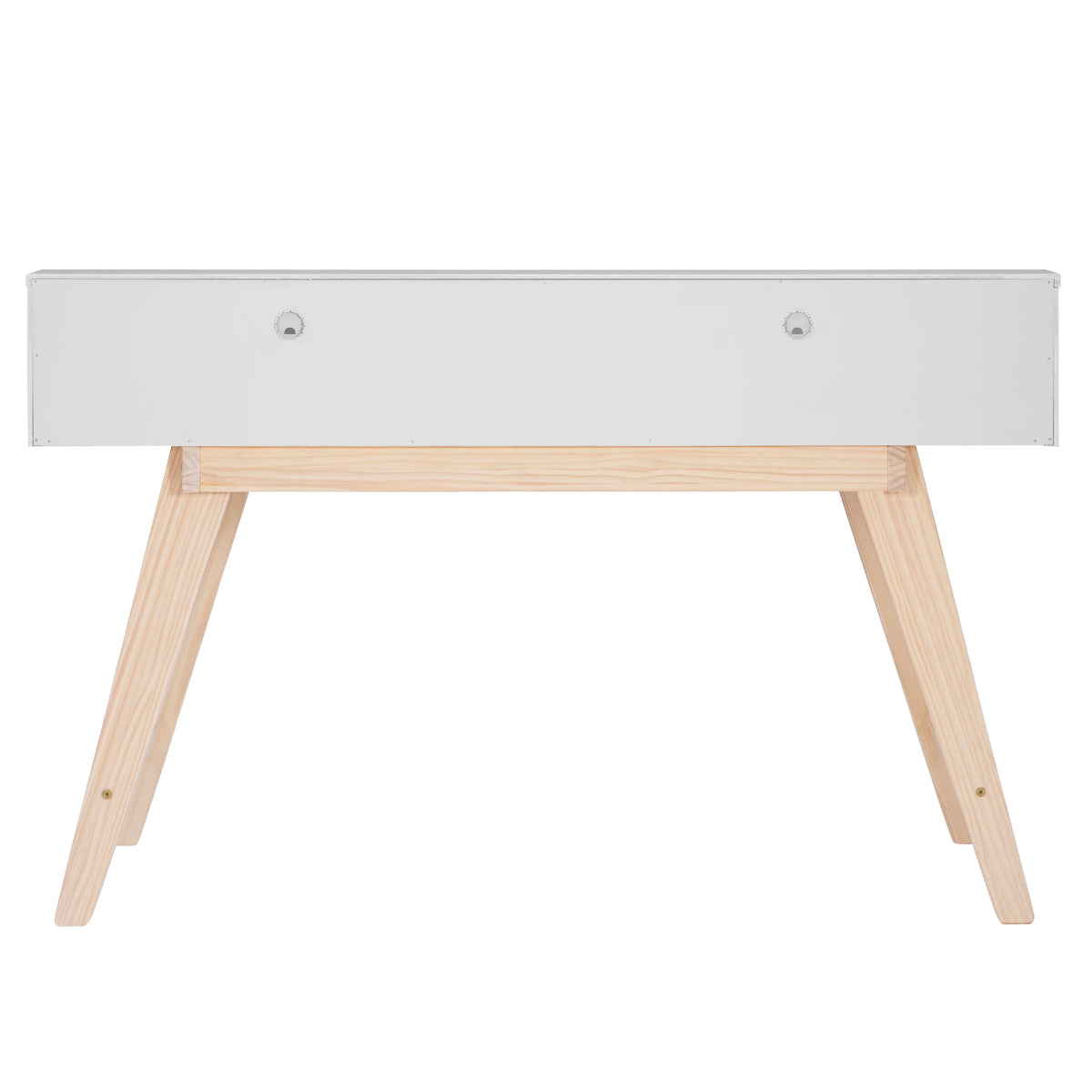 2-Drawer Desk, Natural and White Finish U17644