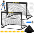 2 Set 4x3 ft Portable Pop Up Soccer Net with Soccer Ball I377