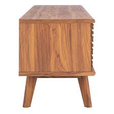Walnut 2-Shelf Media Stand Q393789