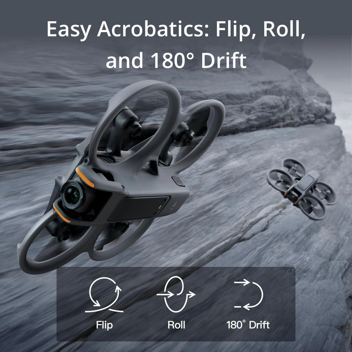 FPV Drone Fly More Combo (3 Batteries) with Camera 4K Includes Goggles 3 and RC Motion 3, Built-in Propeller Guard A688