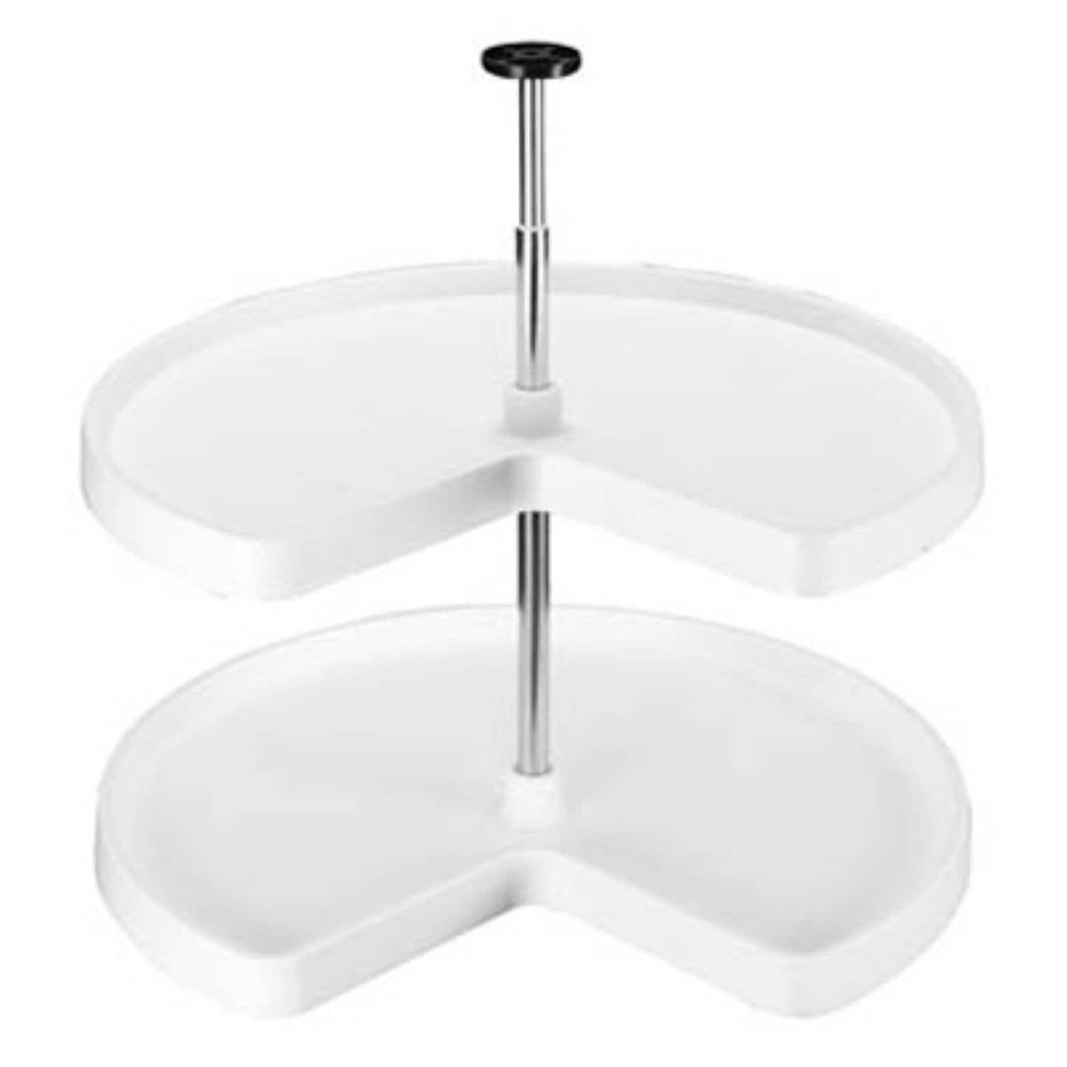 White 2 Shelf Lazy Susan O74360