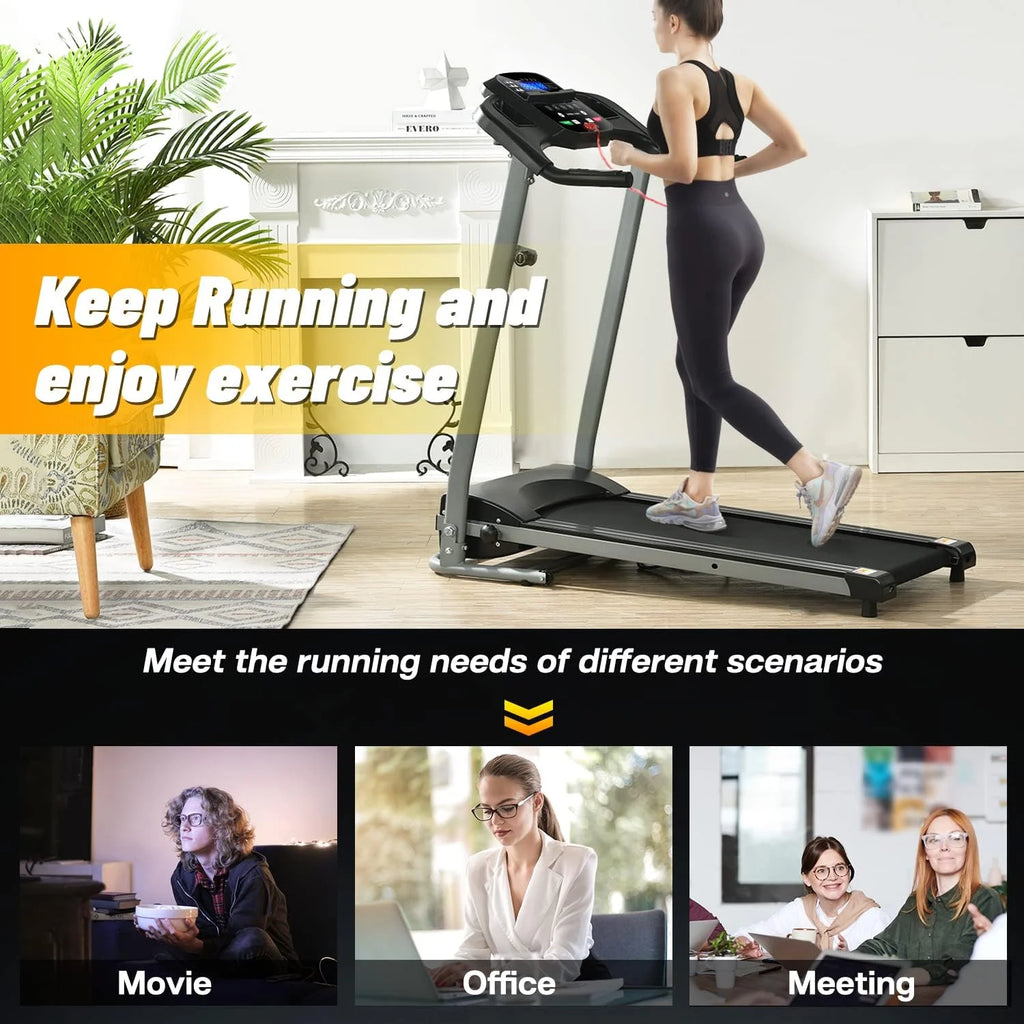 Folding Treadmill 2.5HP 220 LBS Capacity D865