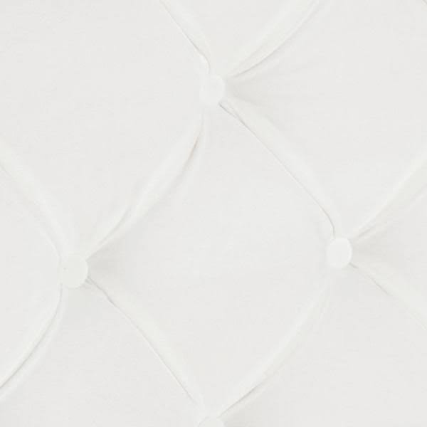 White King Tufted Velvet Headboard Q8584