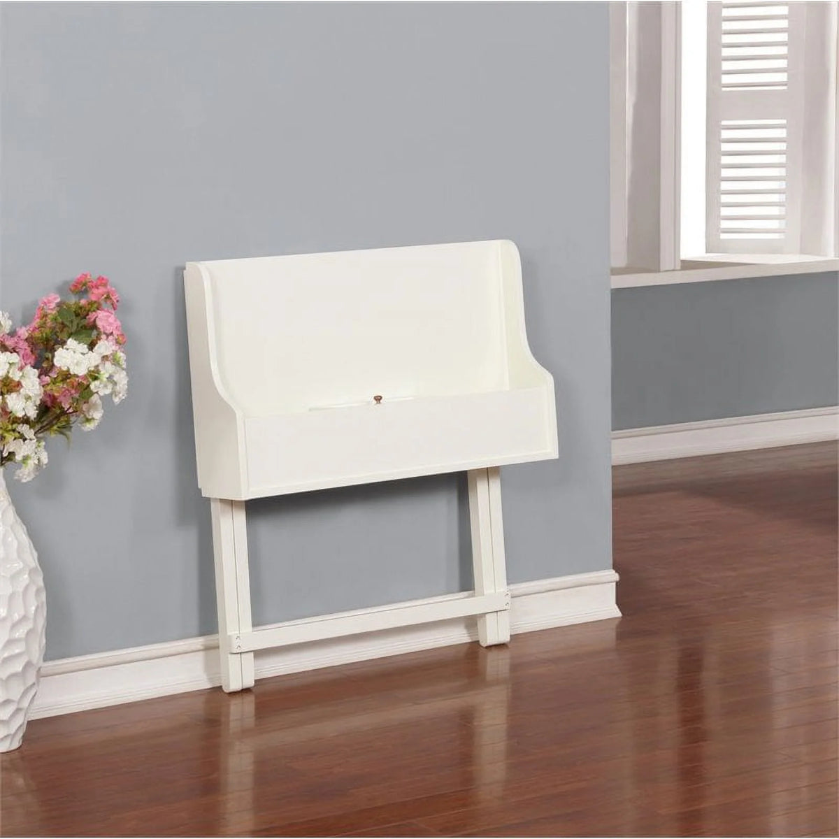 White Folding Desk H89632