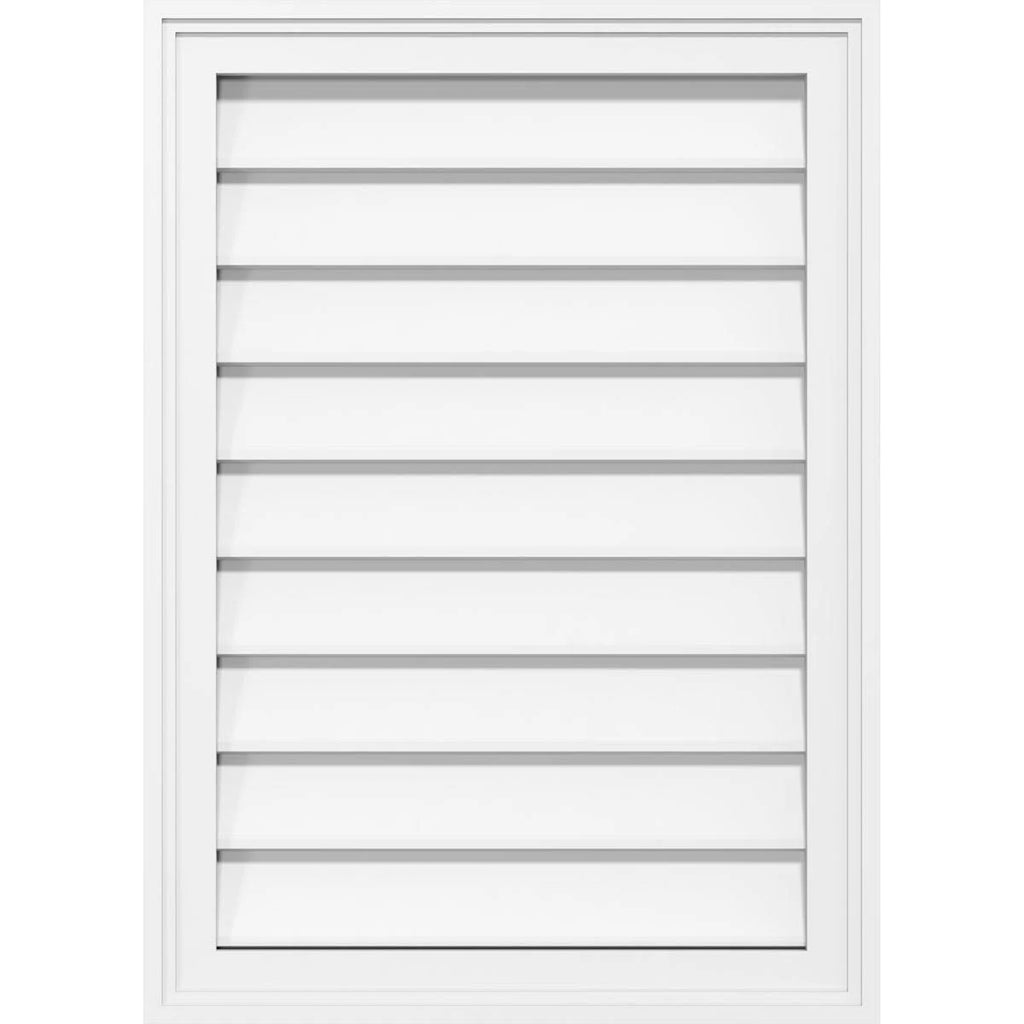 PVC Gable Vent with Brickm B6914