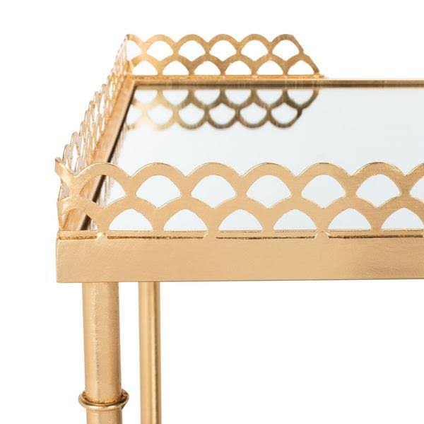 Gold Leaf 2 Shelf Table J78699