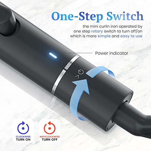Ceramic Mini 1 inch Curling Iron Q464605