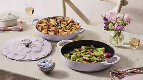2.25qt White Enameled Cast Iron Braiser K75535