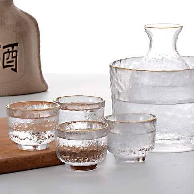 Sake Pot Set, 1 Sake Carafe Bottle, 1 Sake Glass S988