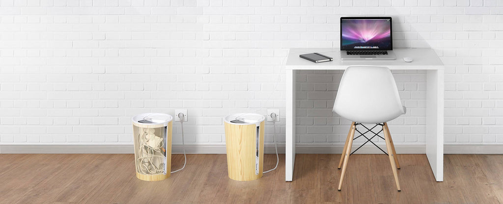 Light Wood Cable Management R488
