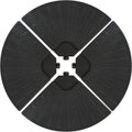 4-Piece Heavy-Duty Cantilever Offset Patio Umbrella Base Plates Black B817437