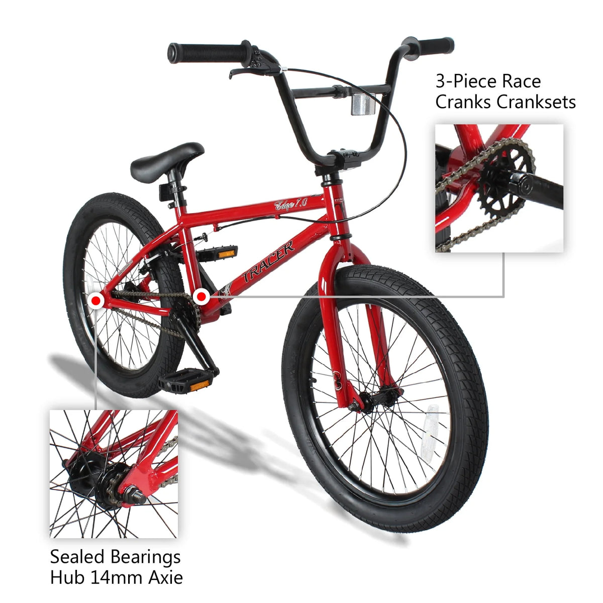 20 Inch Hi-Ten Steel Frame BMX Bike K6533
