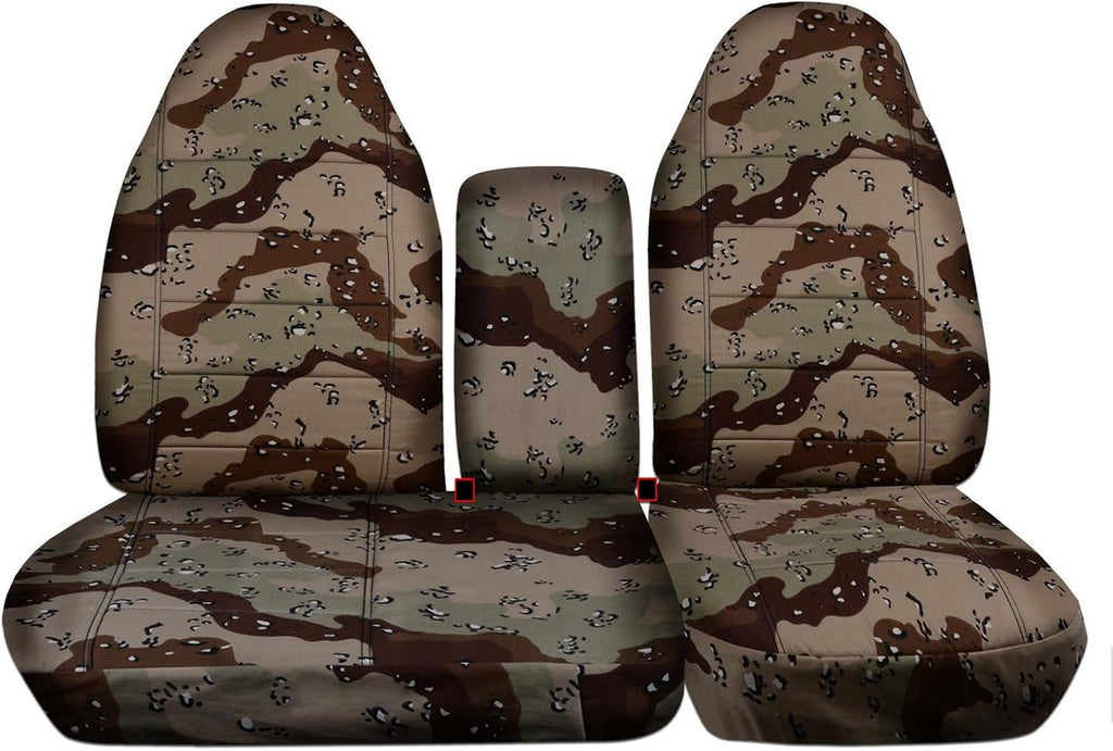 Camo Truck Seat Covers Gray W6908