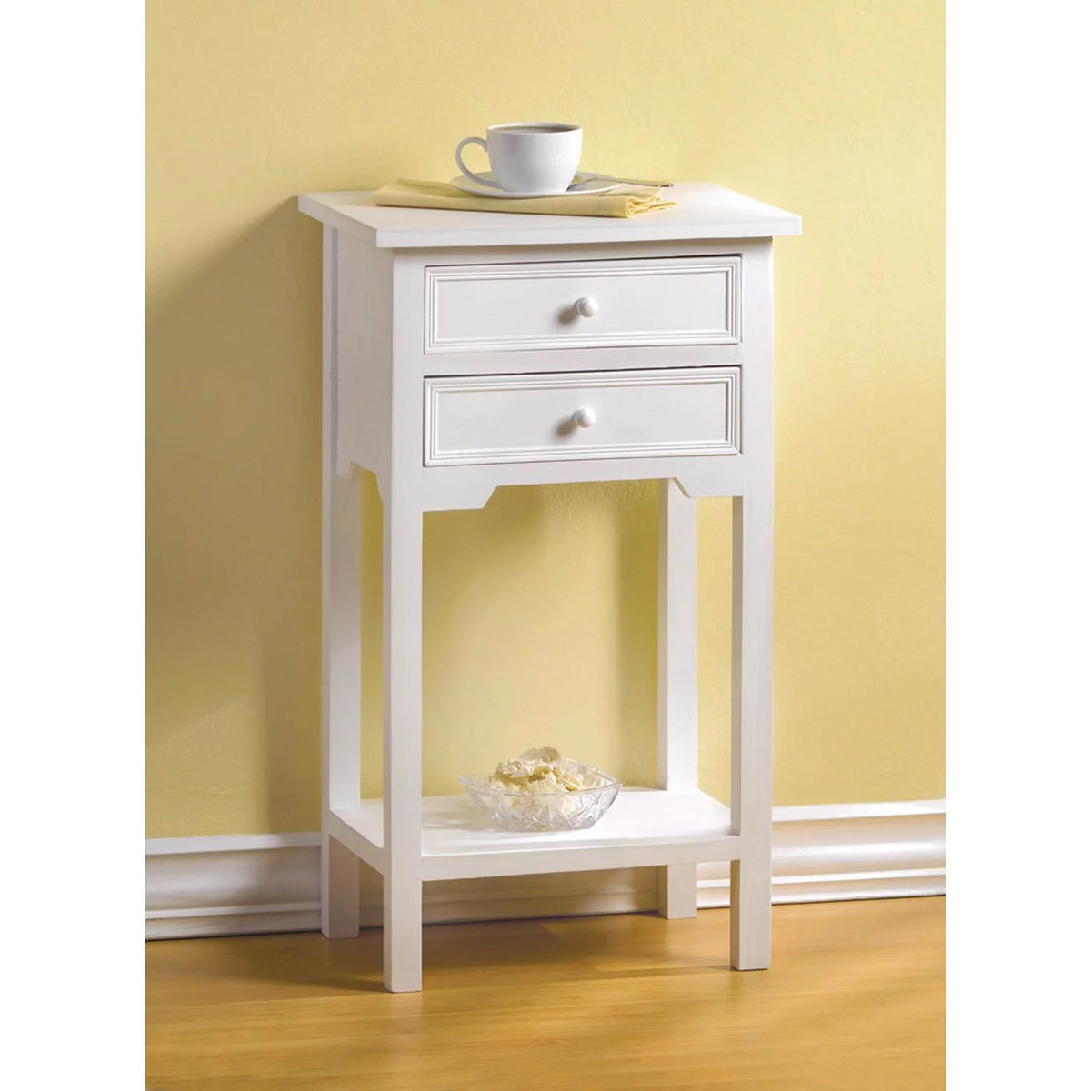 White Side Table P5766