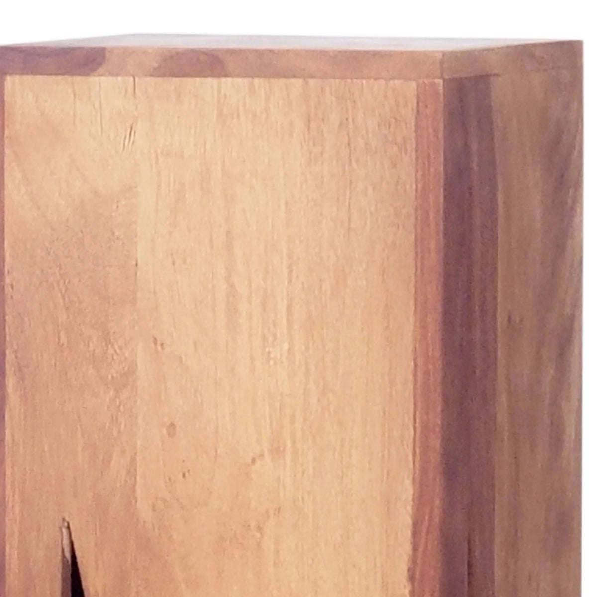 Set of 3 Sheesham Wood Pedestal Table Stand Y65940