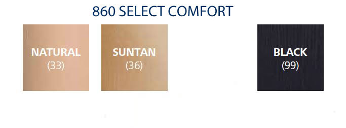 20-30 mmHg Select Comfort Pantyhose Black Q197
