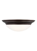 Bronze Three Light Flush Mount M380