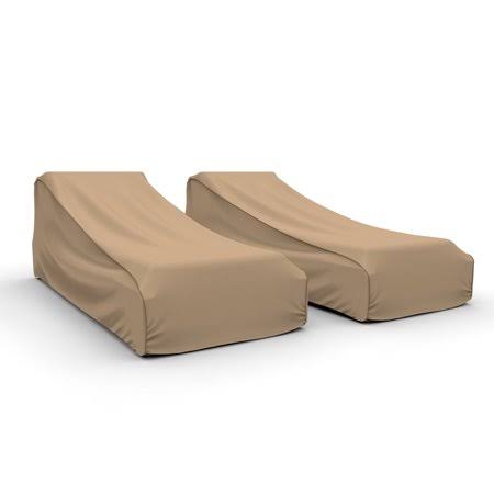 Medium Tan Patio Chaise Cover (2 Pack) F721342