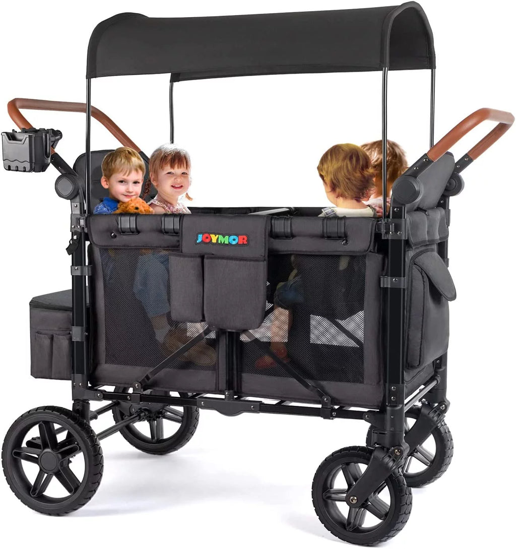 4 Seater Stroller Wagon with UV-Protection Canopy J707