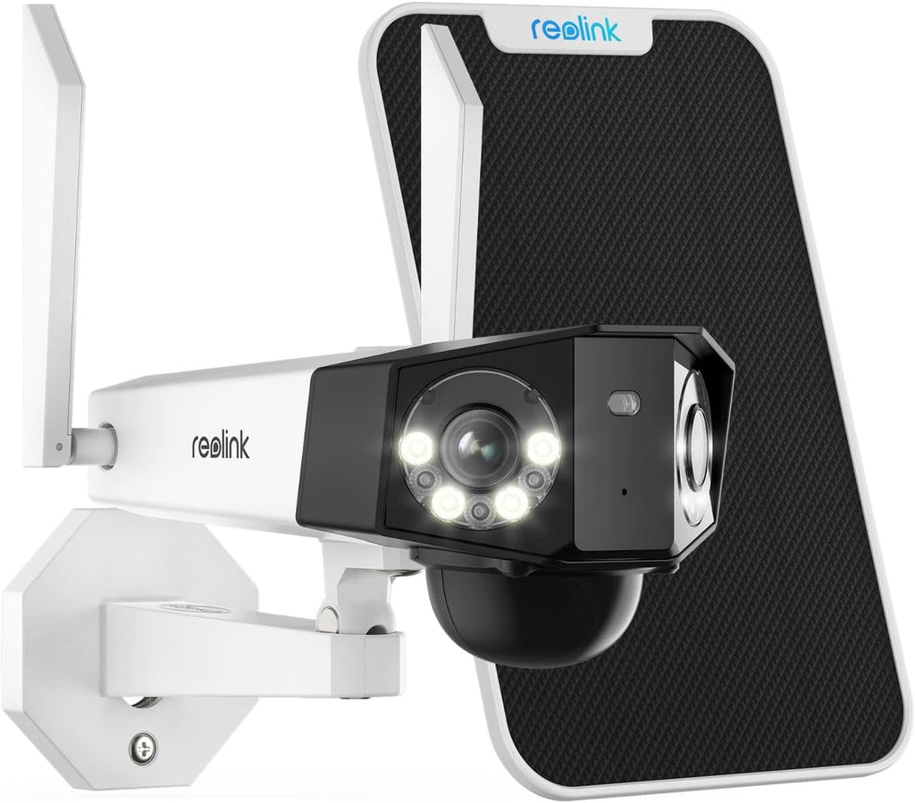 2K Security Battery Camera Outdoor Wireless Solar with Dual Lens U76209