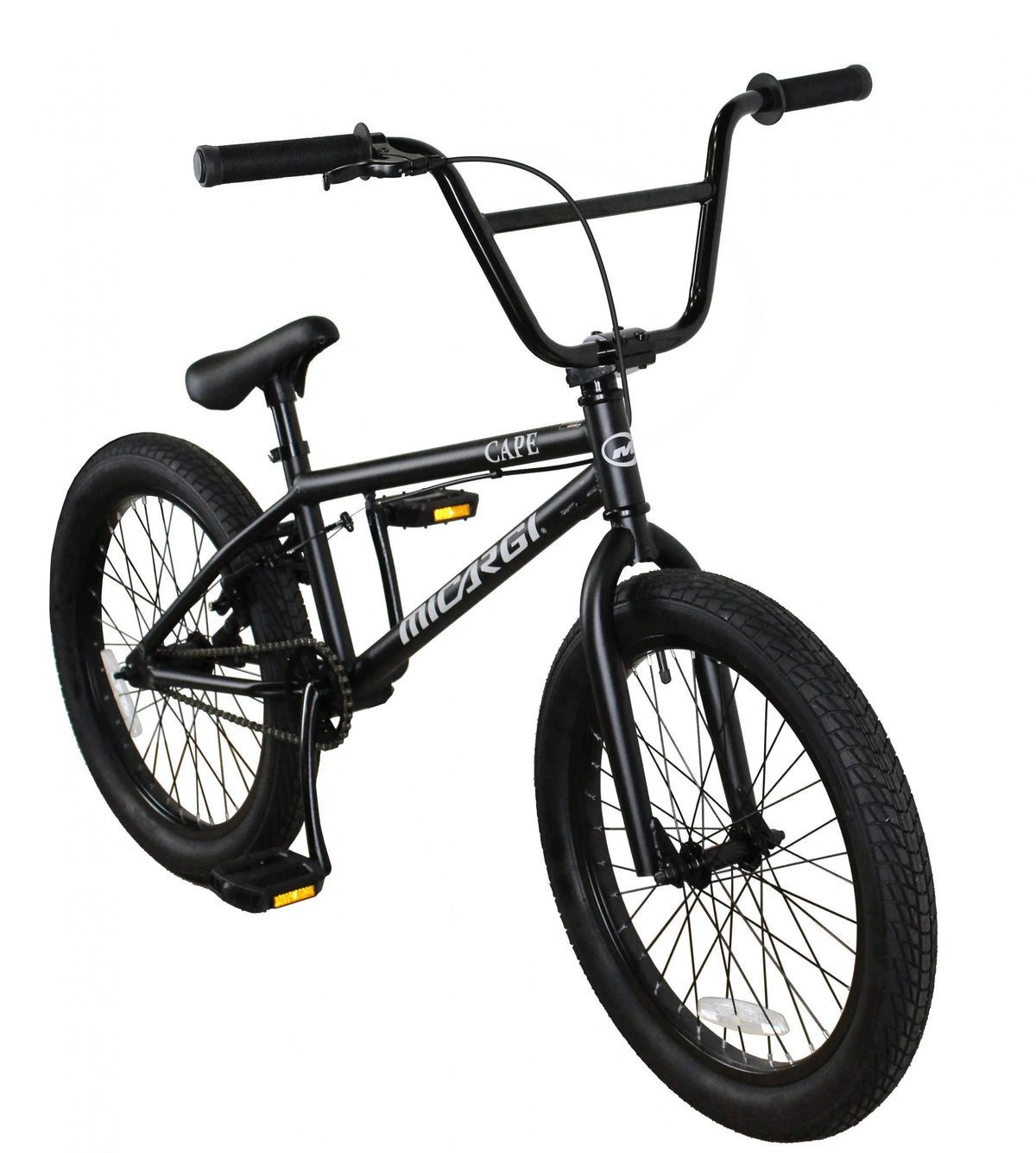 20 Steel Frame BMX Bike with Alloy Rims Matte Black L5699