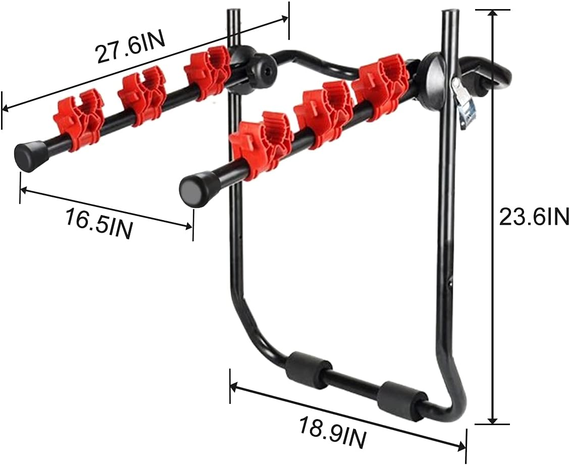 Trunk Mount 3-Bike Carrier Rack Pack of 2 L731