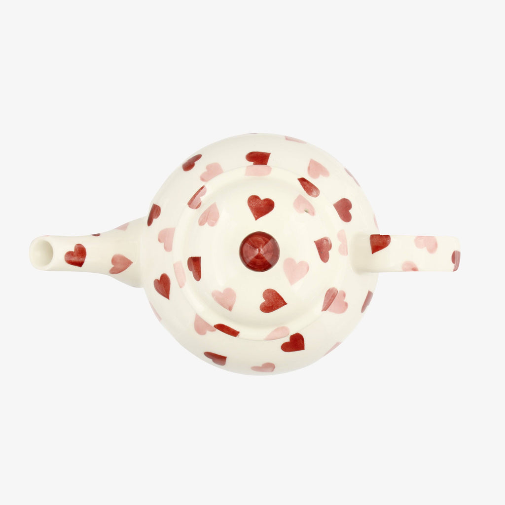 Pink Hearts 4 Mug Teapot Boxed U69078