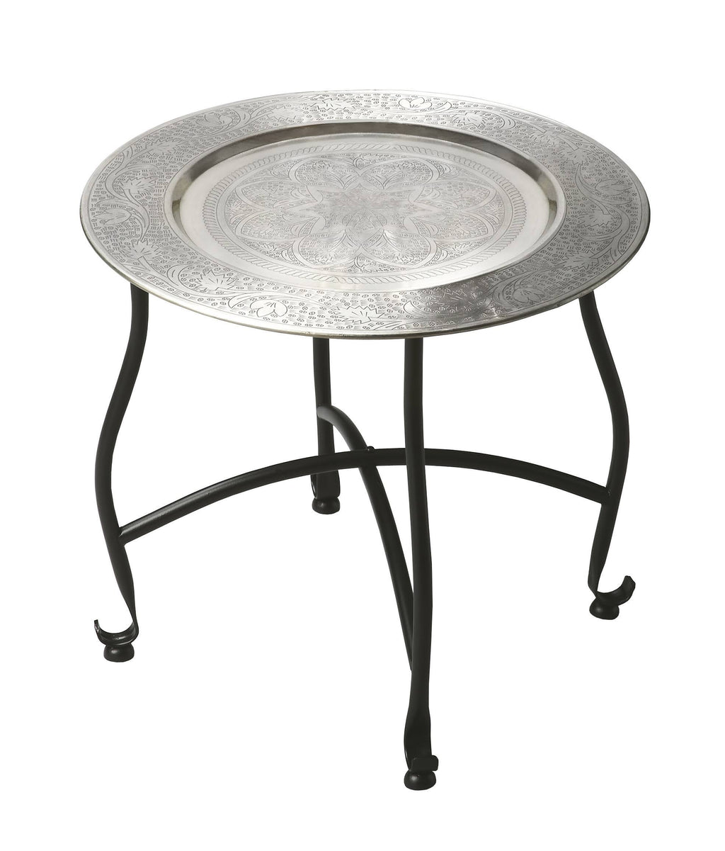 Etched Round Tray Table U504