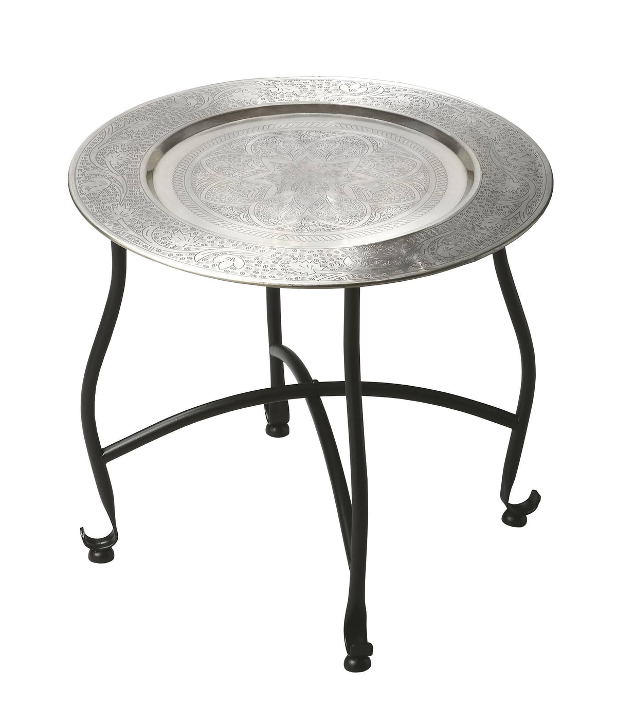 Etched Round Tray Table U504