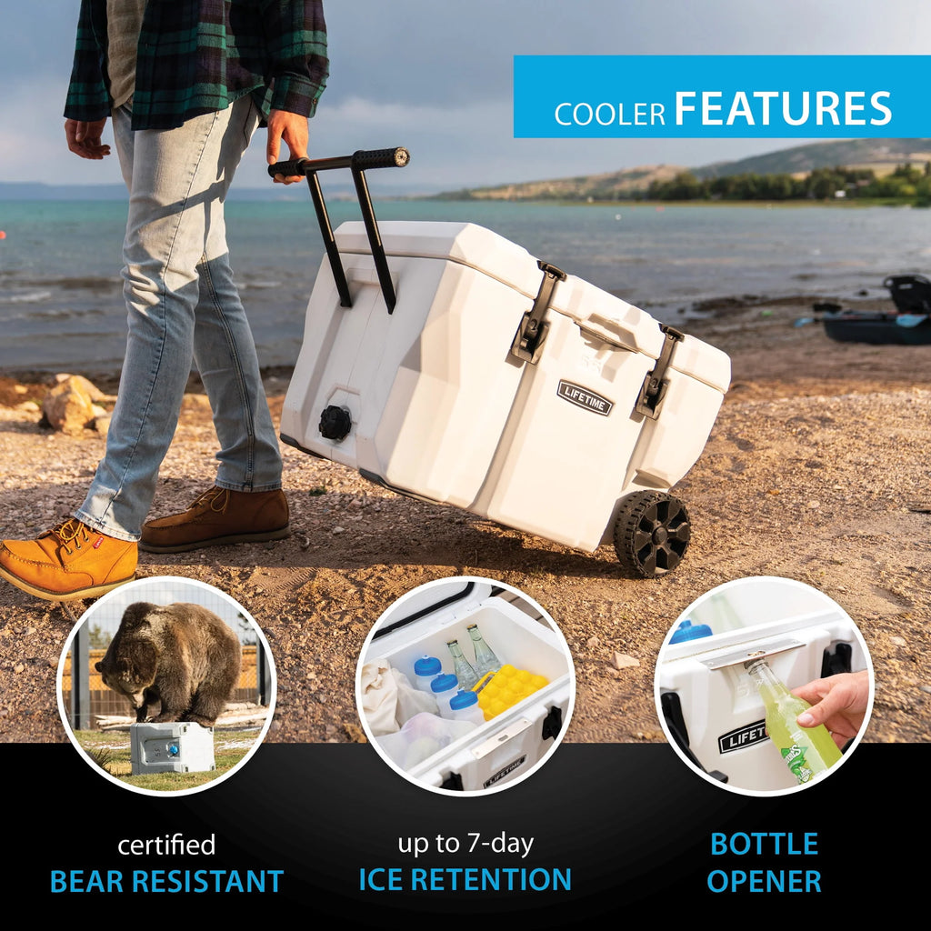 55 Quart Cooler with Wheels G985174