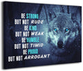 Motivational Canvas Poster Print Framed Artwork 16x20inch V13922