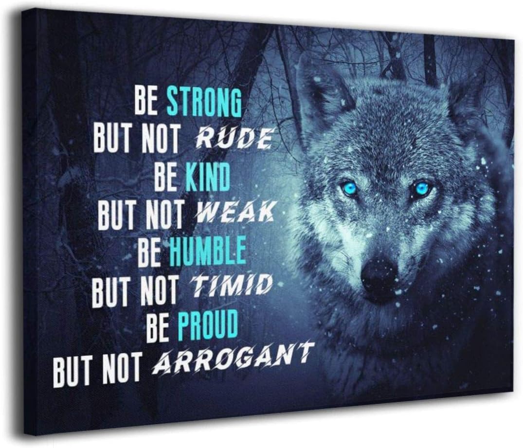 Motivational Canvas Poster Print Framed Artwork 16x20inch V13922