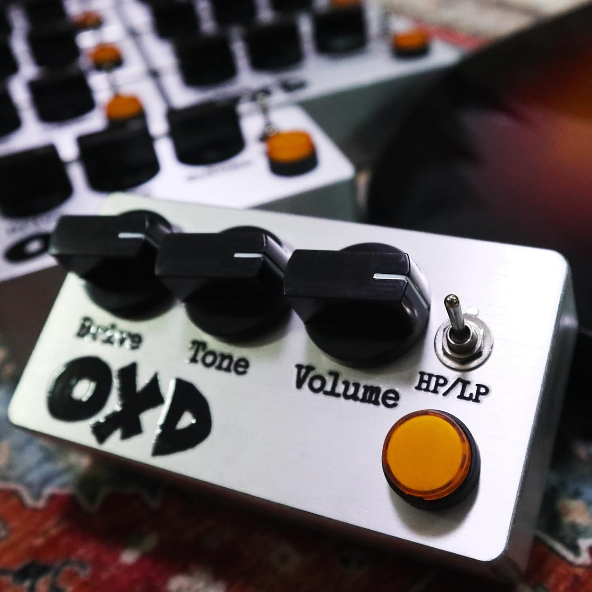 Overdrive Guitar Pedal with Two Effects, True Bypass, DC 9V V913431