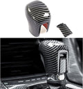 Black Carbon Fiber Gear Shift Knob Cover A948752