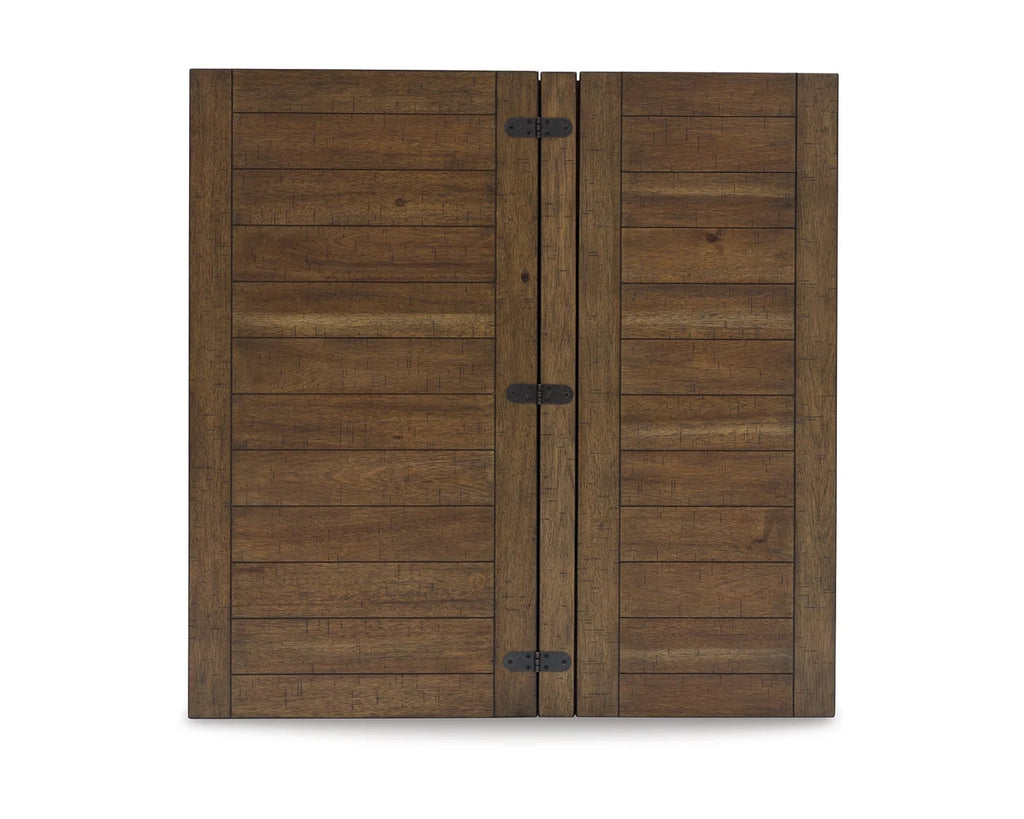 Rustic Hinged Lift Top Cocktail Table with Hidden Storage W986934