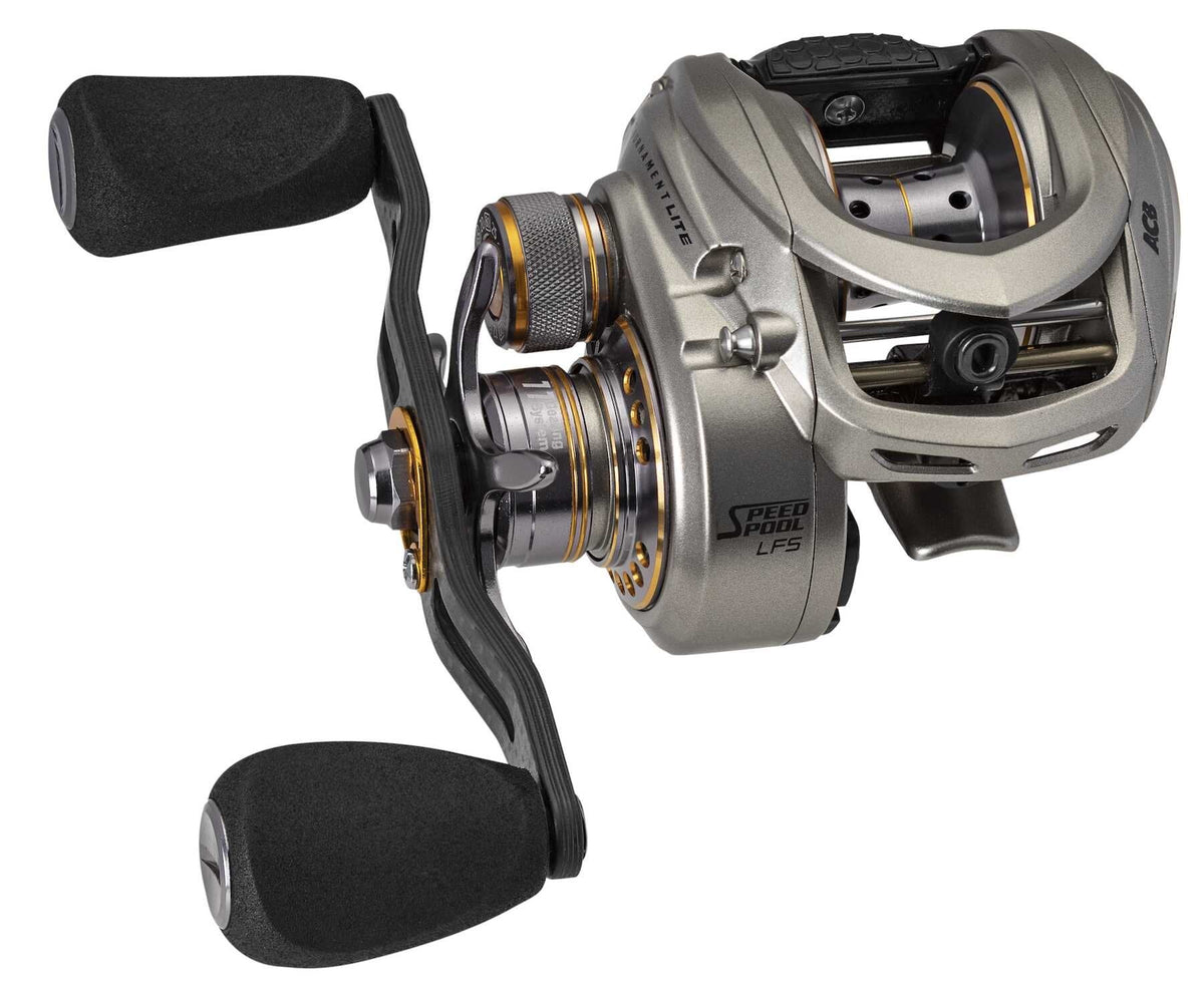 Left-Hand Retrieve Silver Baitcast Fishing Reel G884