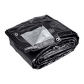 18 ft. x 24 ft. Silver and Black Weather-Resistant Tarp T27507