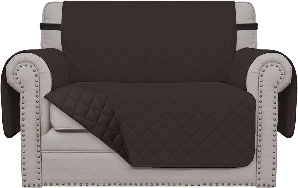 Sofa Slipcover Reversible Water Resistant Couch Cover with Elastic Straps Y803682